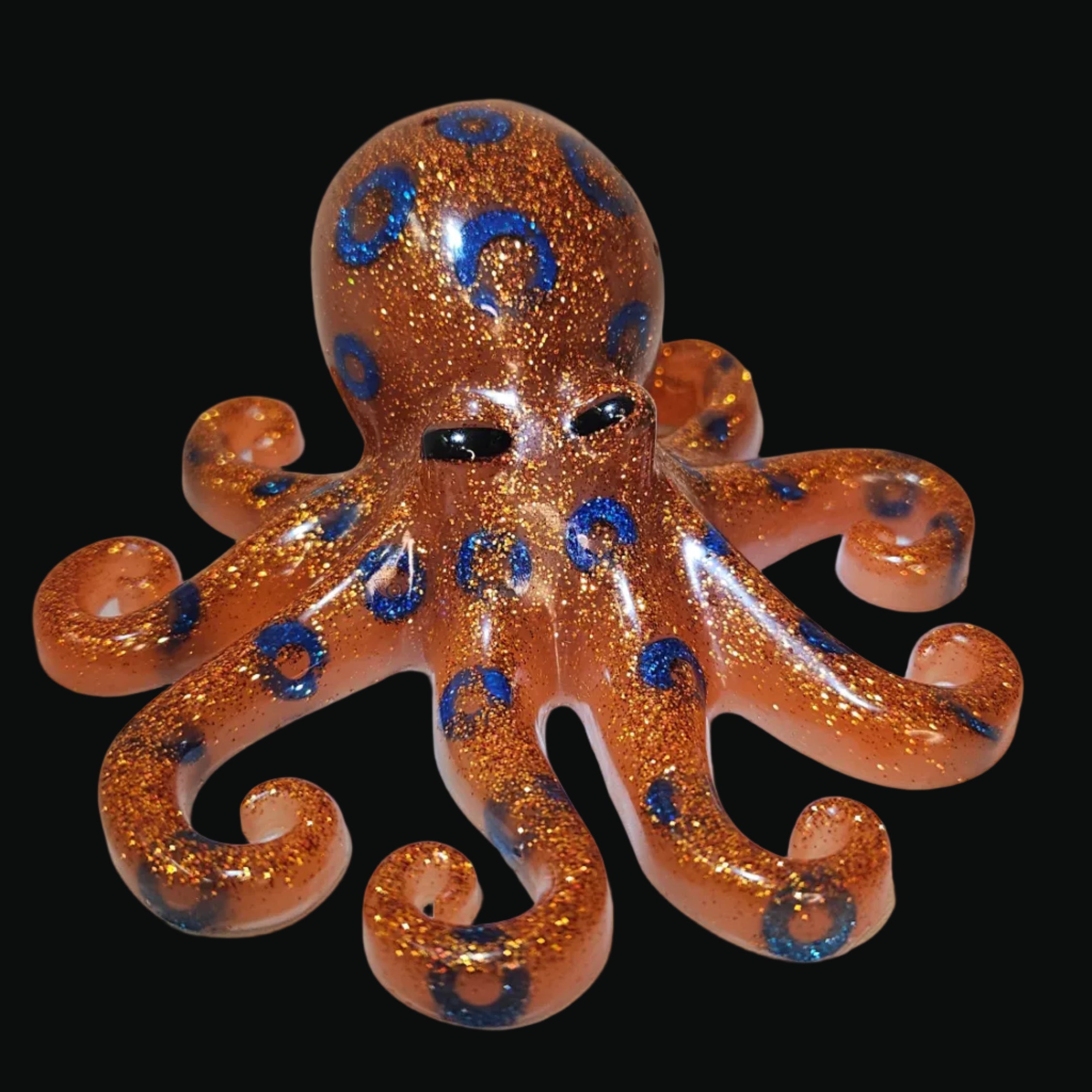 Decorative Blue Ring Octopus ornament 